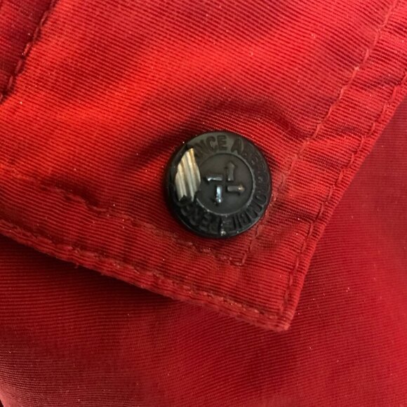 Abercrombie & Fitch Mens Red 1/4 Zip Jacket XL Performance Gear Nylon Polyester - Picture 7 of 7